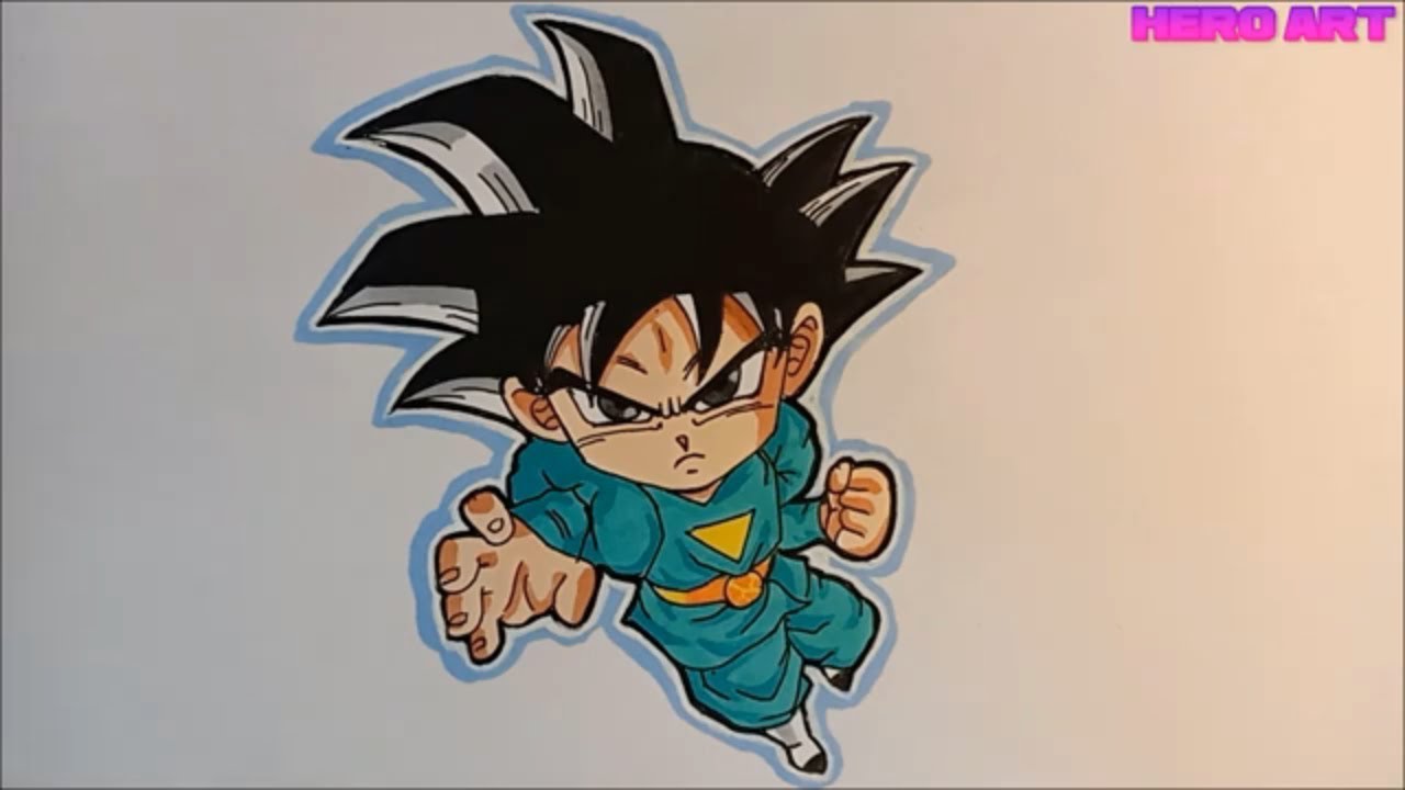 Goku chibi đáng yêu luôn là một trong những nhân vật nổi tiếng và được yêu thích nhất của loạt anime / manga \