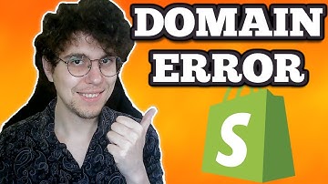 Hoe u een domeinfout in Shopify kunt oplossen