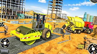 차량 게임: 도시 도로 건설 시뮬레이터 3D 🚧 | 대형 굴삭기 및 트럭 - 안드로이드 게임플레이 screenshot 4