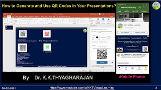 How to Generate and Use QR Codes in Your PowerPoint Presentations? | QR codes in Online Presentation
