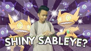 SHINY SABLEYE HUNT // Pokémon Go Halloween