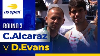 [US Open] C.Alcaraz vs D.Evans H/L screenshot 4