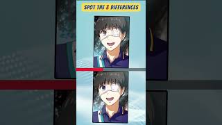 Spot The 3 Differences | KANEKI TOKYO GHOUL | #quiz #anime #shorts #animequiz #animeshorts screenshot 5