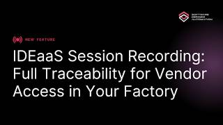 SDA IDEaaS Session Recording