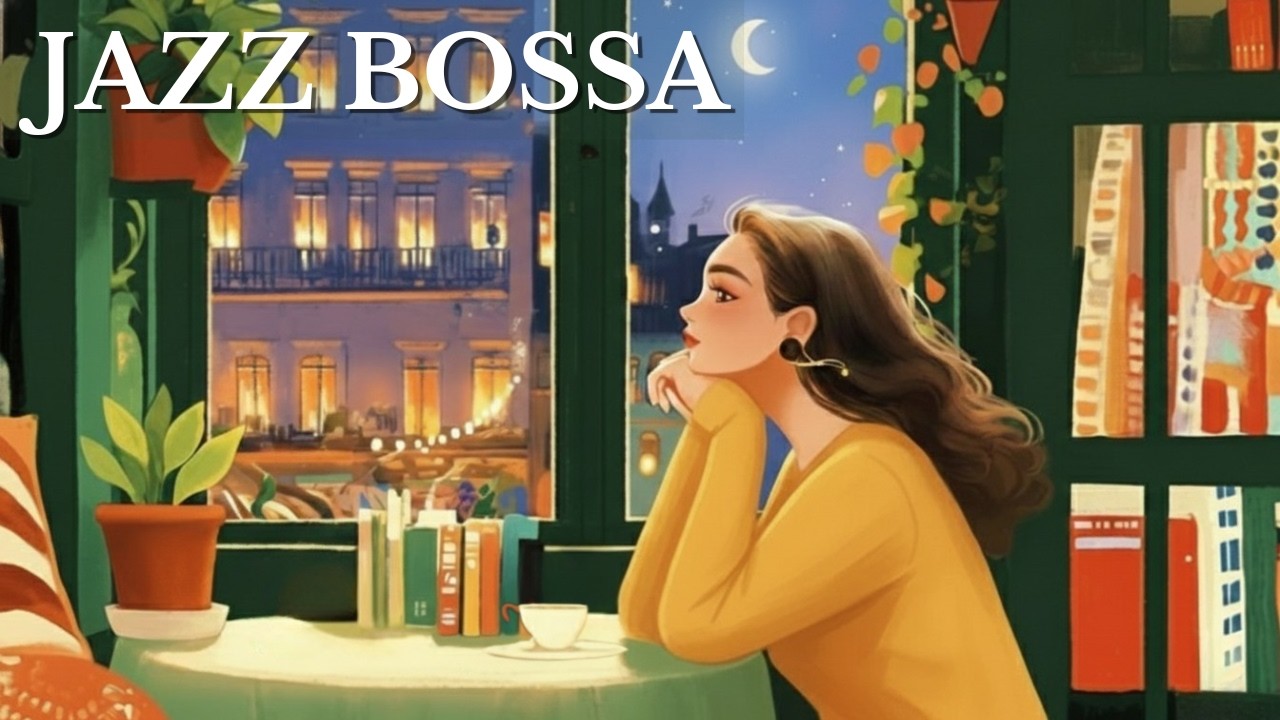 Bossa Nova Night ☕ Relaxing Jazz for Study, Work & Sleep | Cozy Room Ambience