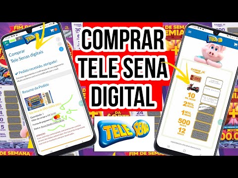 COMO FAÇO PRA COMPRAR TELE SENA PELA INTERNET ( PELO COMPUTADOR OU CELULAR / TELE SENA DIGITAL )
