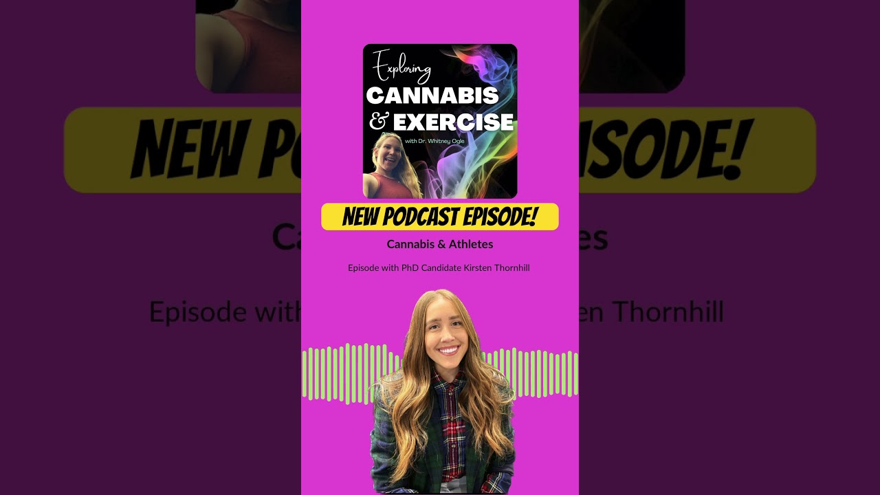 New podcast episode with PhD candidate Kirsten Thornhill about cannabis and athletes 
