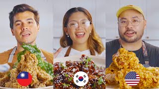 3 Ways To Cook Fried Chicken (Erwan Heussaff, Abi Marquez, & Chef Martin)