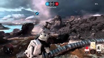 Star Wars Battlefront Gameplay On Drop Zone - 7 Man Kill Feed In Under 1min