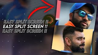 Easy split screen Tutorial🔥💥