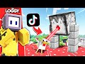 PRANKING LOGGY WITH DANGEROUS TIKTOK HACKS | MINECRAFT