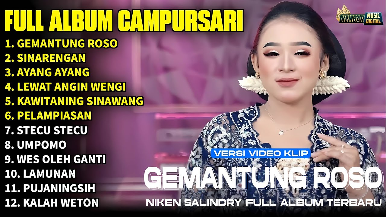 Album Niken Salindry | GEMANTUNG ROSO - SINAREGAN - AYANG AYANG - LAGU TRENDING FULL ALBUM TERBARU