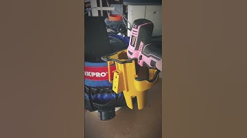 So cool!! 😎 Credit to @GingerWoodworks #shorts #workpro #workprotools #bucket #drill #pink