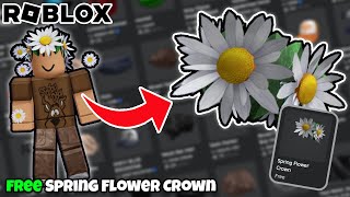 How to Get The FREE Spring Flower Crown Item on ROBLOX