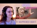 Singers first reaction to Aurora - It Happened Quiet (Live at The Current)