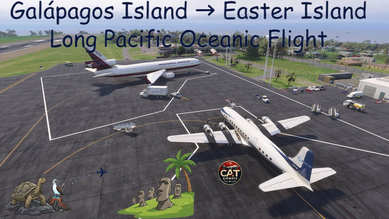SEGS (Seymour/Galápagos) → SCIP (Hanga Roa/Easter Island) | Long Pacific Oceanic Flight