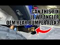 OEM JL Wrangler Rear Steel Bumper Fix! Installing Metalcloaks Rear Bumper Reinforcement Brace
