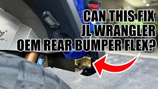 OEM JL Wrangler Rear Steel Bumper Fix! Installing Metalcloaks Rear Bumper Reinforcement Brace by ShockerRacing Garage 1,397 views 7 months ago 9 minutes, 26 seconds