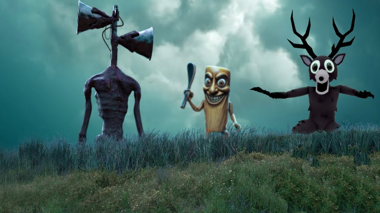 СИРЕНОГОЛОВЫЙ и ТУНГ ТУНГ САХУР вместе с ОЛЕНЕМ из 99 ночей РОБЛОКС у нас дома