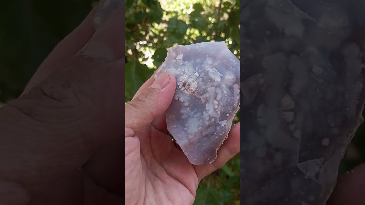 Beautiful Raw Holy Blue Purple Chalcedony