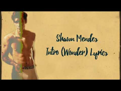 Shawn Mendes - Intro (Wonder) Lyric Video