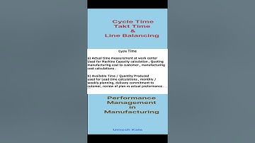 Line Balancing - Cycle Time . #quality , #productivity, #leansixsigma.