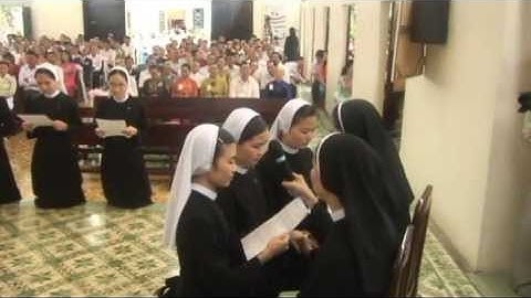 thánh lễ khấn dòng MTG Tân lập