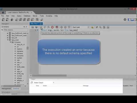 CBMS Tutorial: 08 MySQL Workbench   Installing   Saving   Opening   Exporting   Intellisense