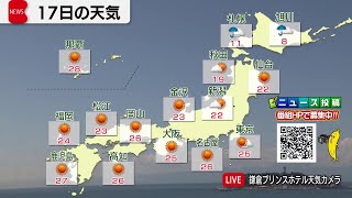 10月17日の天気