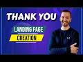 How to create a thank you page simple flexible  monetizable