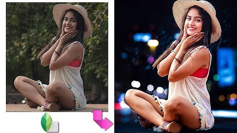 Snapseed Amazing Night Bokeh Photo Effect Tutorial | Snapseed Photo Editing Tricks - Tech Ghor