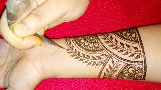 Easy fancy stylish henna mehndi design for hand