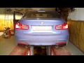 BMW 3 2.0 tvin turbo - настроенный выхлоп