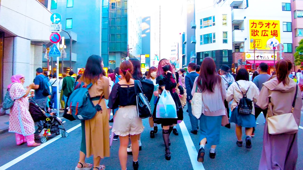 Ikebukuro in Tokyo is a sweet town ♪ 💖 4K non-stop 1 hour 06 minutes