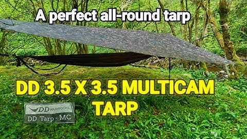 DD 3.5 x 3.5 Multicam tarp| Could this be the  best tarp for bushcraft & wild camping