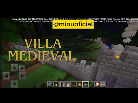 ⛏️ Como Construir Uma Vila Medieval, Minecraft, Muralha da Vila ⛓, Inscreva-se no meu canal do  para ver os vídeos antes de todo mundo  ♥