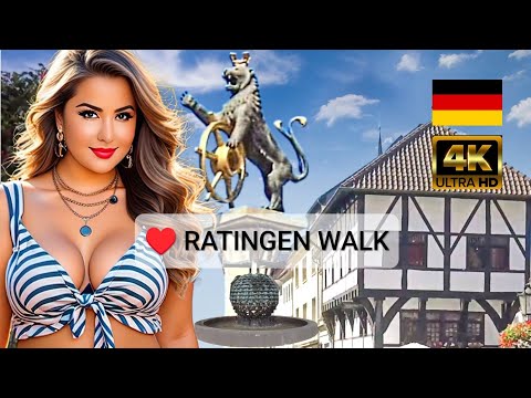 Discovering the Charming Old Town of Ratingen Sep 18, 2022 4K GERMANY