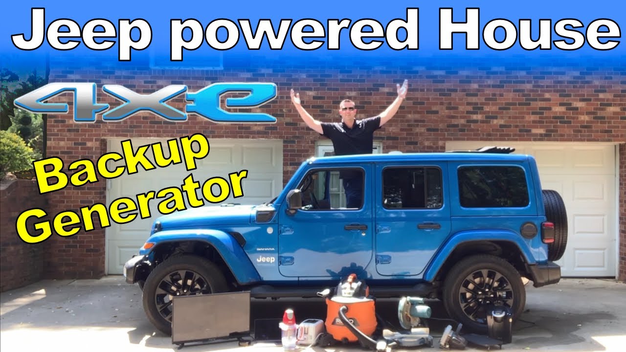 Jeep Wrangler 4xe powered house. - YouTube
