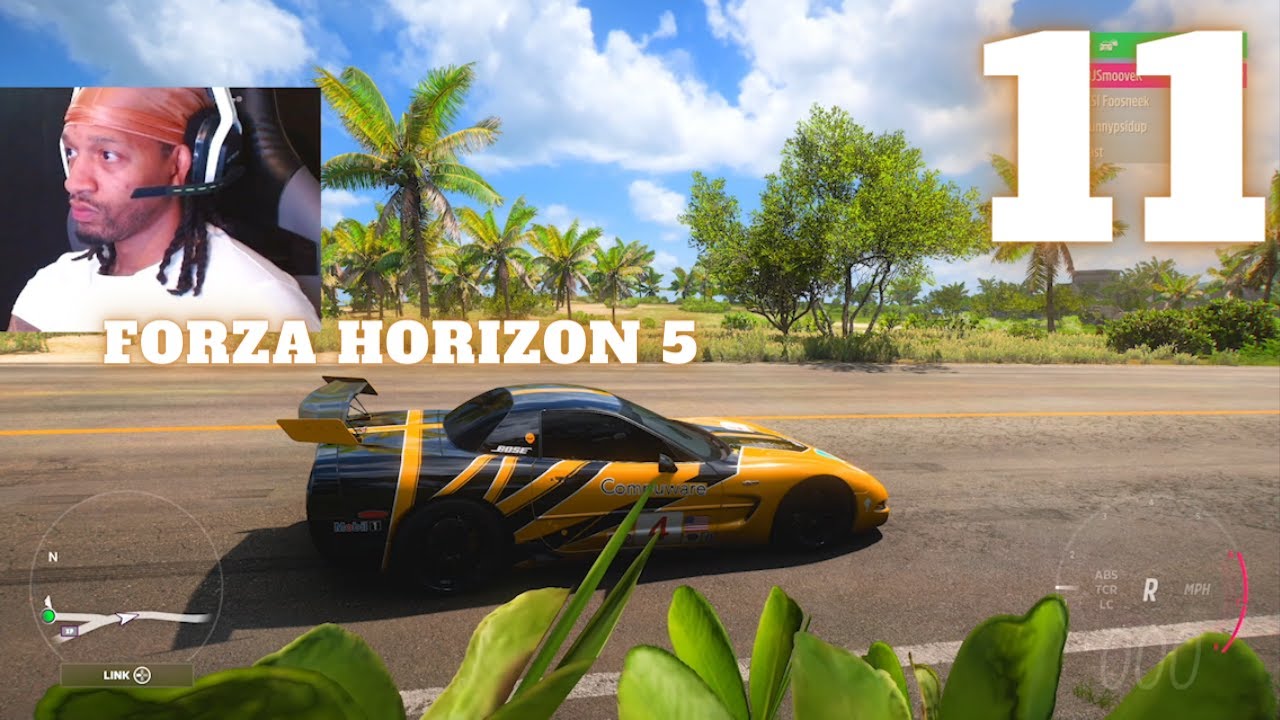 FORZA HORIZON 5 02 CORVETTE RACE STEERING WHEEL vs CONTROLLER YouTube