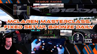 McLaren Masterclass bronze daily, fixed setup LMU race