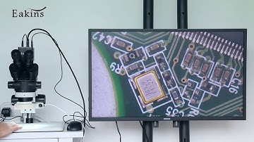 3.5X-90X Zoom Simul Focal Trinocular Stereo Microscope+4K 1080P HDMI Measuring Microscope Camera