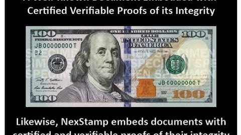 NextStamp self authenticating documents