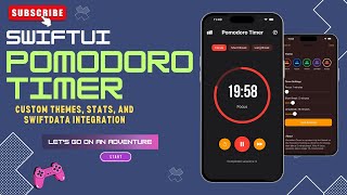 SwiftUI Pomodoro Timer 🔥 Custom Themes, Stats, and SwiftData Integration | iOS Productivity App