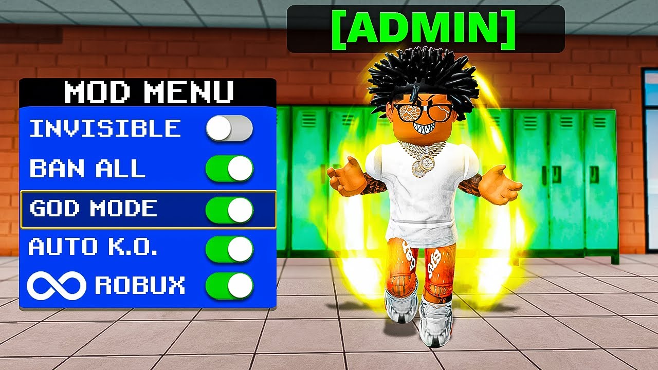What It Feels Like To Be an ADMIN in Roblox Fight in a School..