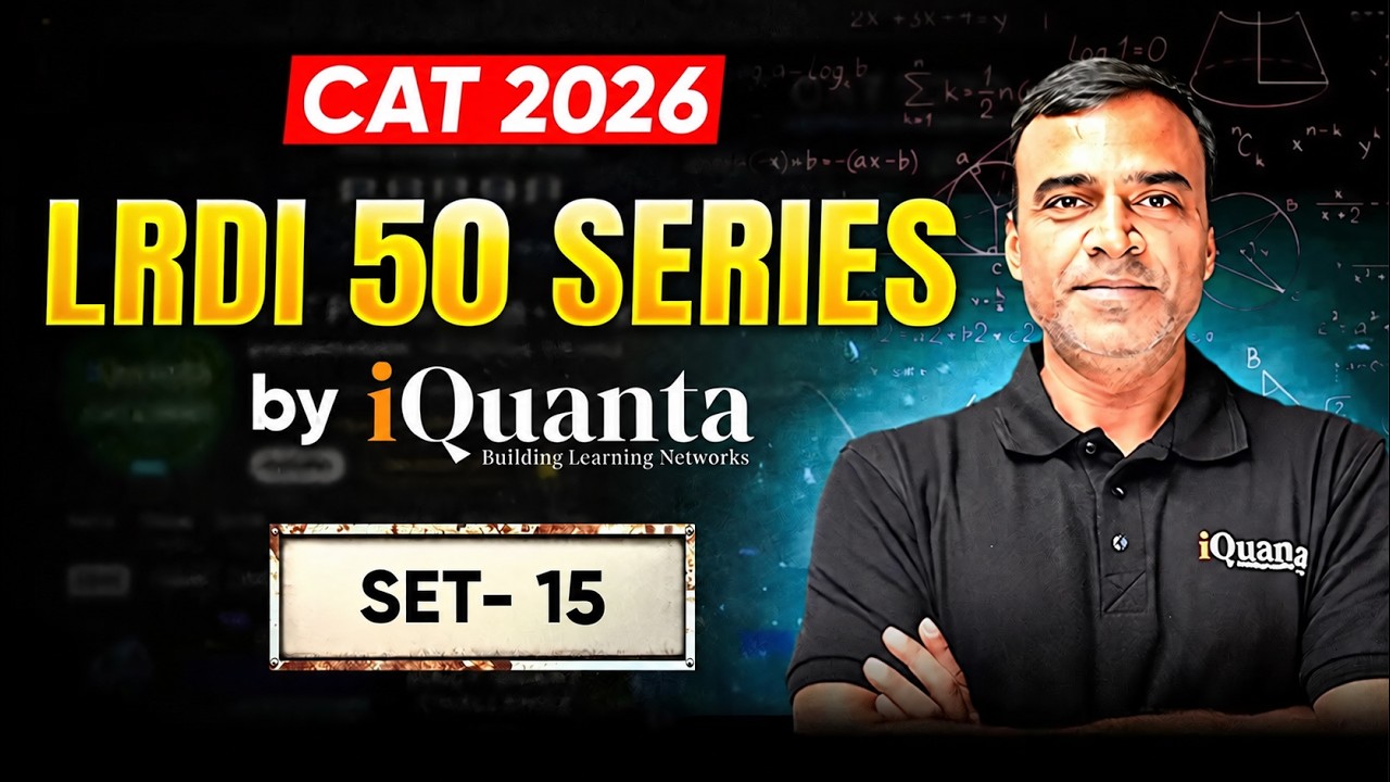 LRDI CAT Preparation 2025 | LRDI 50 Series Set - 15 | Boost LRDI Score ...