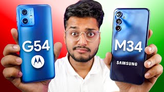 The Best Smartphone Under 20K | MOTO G54 VS Samsung M34 Comparison | Best 5G Phone Under ₹20,000