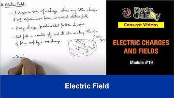 Class 12 Physics | Electrostatics | #19 Electric Field | For JEE & NEET
