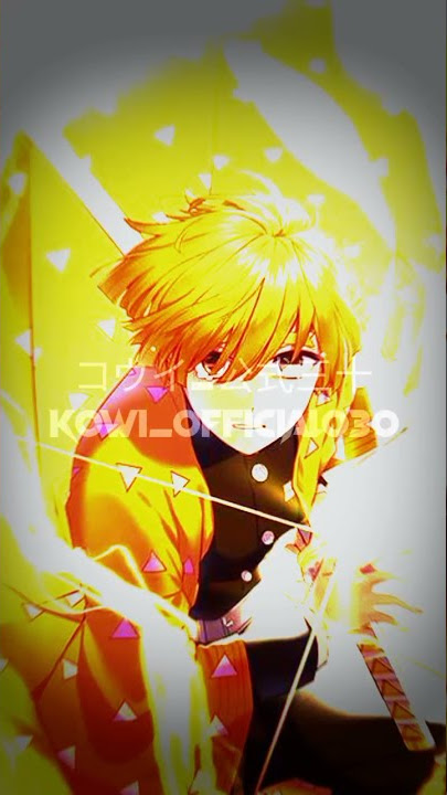 PRESET ALIGHT MOTION💌DJ TIDURLAH SAYANGKU🎶ANIME ~Zenitsu Agatsuma