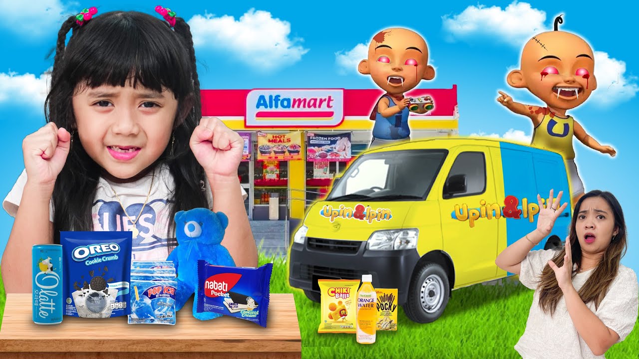 SAMANTHA KETAKUTAN ADA UPIN IPIN NGIKUTIN KITA BELANJA 😱 KOMPILASI VIDEO #29