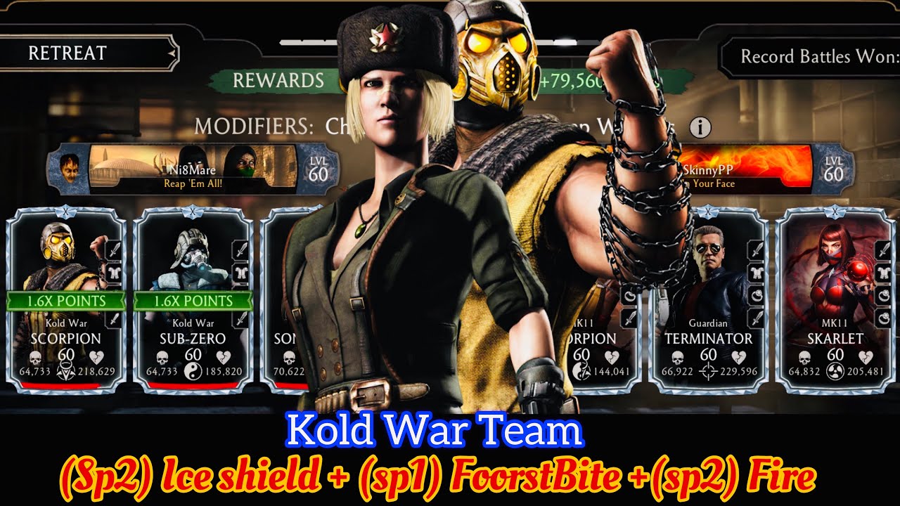 Elder Battle Survivor Mode | Kold War Team Gameplay | MK Mobile